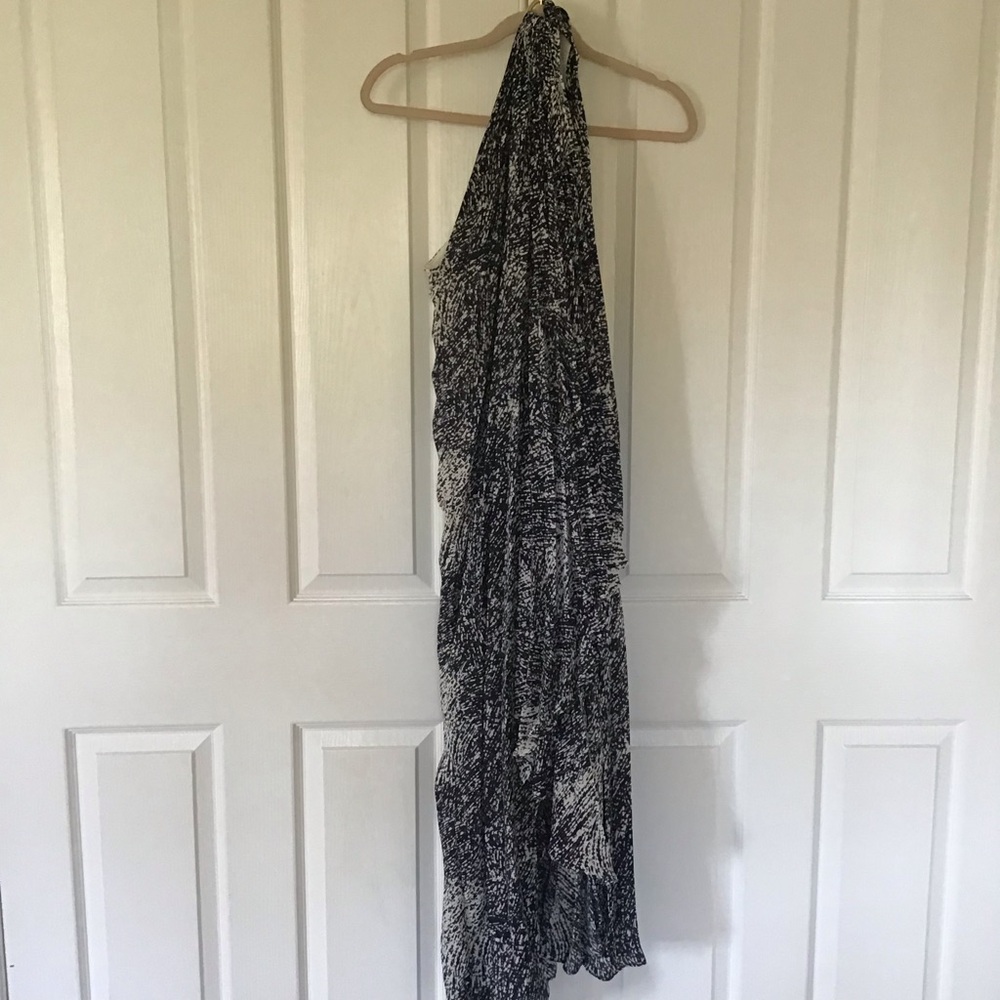 Halston Heritage Black and White Dress